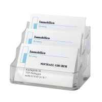 Sigel porte-cartes de visite avec 3 compartiments SI-VA130 208591