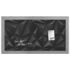 Sigel tableau en verre magnétique (91 x 46 cm) - diamant noir 208831 - 1
