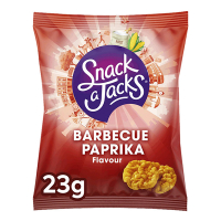Snack-a-Jacks Barbecue Paprika mini-gaufrettes de riz 23 grammes (8 pièces) 670810 423273