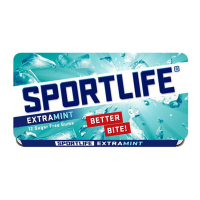 Sportlife Extramint bleu clair chewing-gum blister (24 pièces)