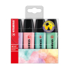 Stabilo BOSS Pastel surligneurs (rose, lilas, menthe, turquoise)
