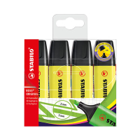 Stabilo BOSS surligneur (4 pièces) - jaune 206307