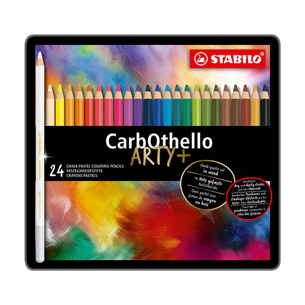 Stabilo Carbothello Arty+ crayon pastel (24 pièces) 206101 - 1