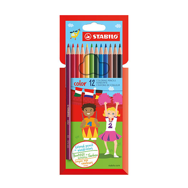 Stabilo Color crayons de couleur (12 pièces) 206103 - 1