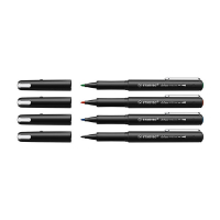 Stabilo Dr!ver feutre à pointe fine (0,4 mm) 4 pièces - assortiment 206106