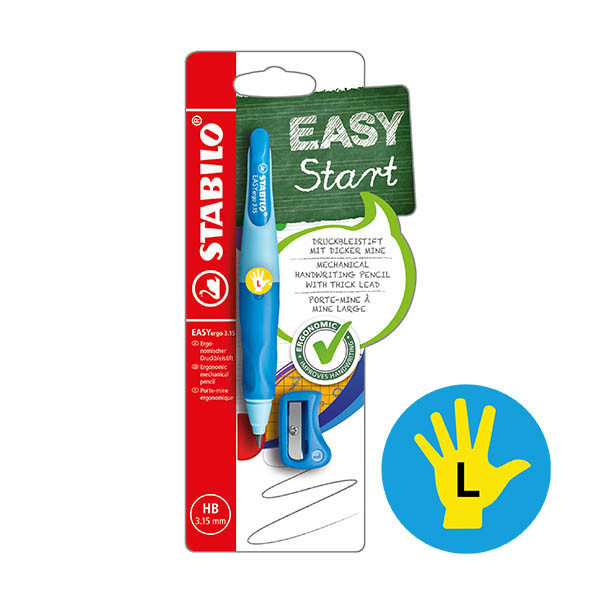 Stabilo Easy Ergo portemine 3,15 mm pour gauchers - bleu 206278 - 2