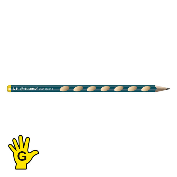 Stabilo Easy Graph crayon 2.2 mm (HB) version gaucher 325HB6 200107 - 1