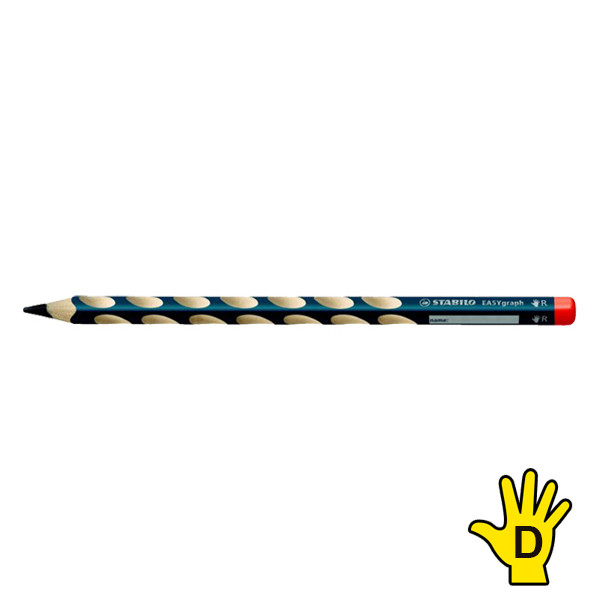 Stabilo Easy Graph crayon 3.15 mm (HB) version droitier 322HB 200106 - 1