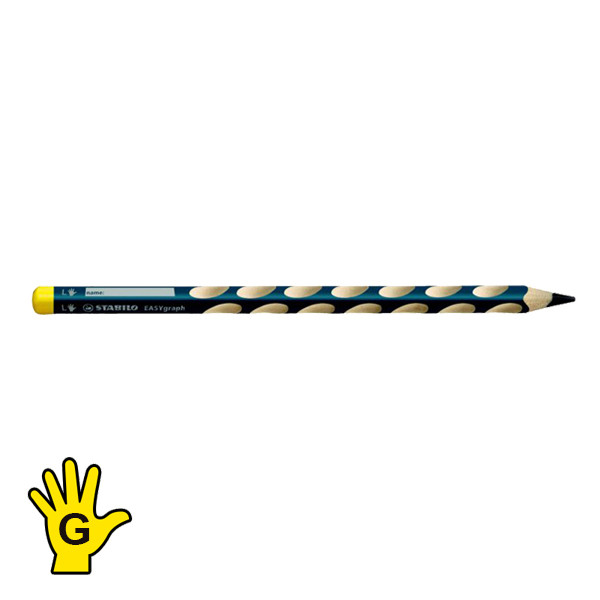 Stabilo Easy Graph crayon 3.15 mm (HB) version gaucher 321HB6 200105 - 1