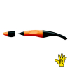 Stabilo Easy Original stylo roller (droitier) - orange/anthracite B-46855-5 200089