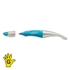 Stabilo Easy Original stylo roller (gaucher) - bleu fluorescent B-47683-3 200090
