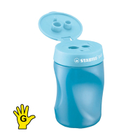 Stabilo Easy taille-crayon ergonomique (gaucher) - bleu 450120 200110