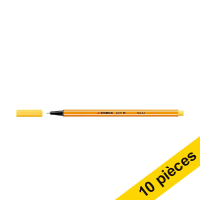 Offre : 10x Stabilo Point 88 feutre à pointe fine - jaune