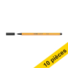 Offre : 10x Stabilo Point 88 stylo-feutre pointe fine - noir 280076 - 1