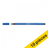 Offre : 10x Stabilo point 68 feutre de coloriage - bleu foncé