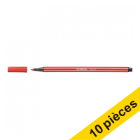 Offre : 10x Stabilo point 68 feutre de coloriage - rouge carmin