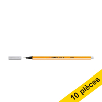Offre : 10x Stabilo point 88 feutre à pointe fine - gris clair
