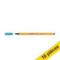 Offre : 10x Stabilo point 88 feutre à pointe fine - turquoise