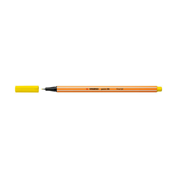 Stabilo Point 88 fineliner - jaune citron 206160 - 1