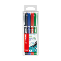 Stabilo SENSOR fineliner assorti (rouge, bleu, vert, noir) 206126