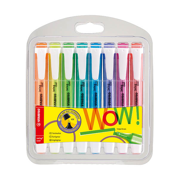 Stabilo Swing Cool surligneurs assortis (8 couleurs) 206316 - 1