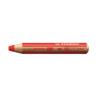 Stabilo Woody crayon de couleur 3 en 1 - rouge 206138