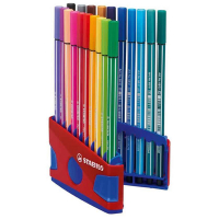 Stabilo point 68 ColorParade ensemble de feutres de coloriage (20 pièces) - rouge/bleu 6820-031 200194