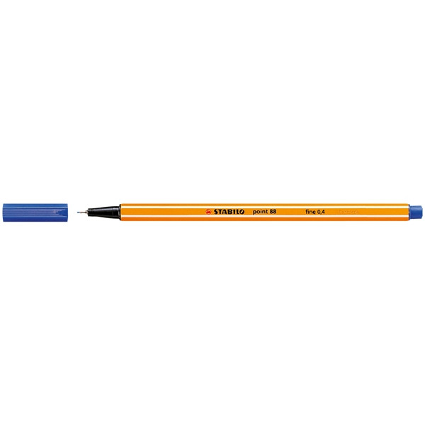 Stabilo point 88 stylo-feutre pointe fine - bleu 88/41 200058 - 1