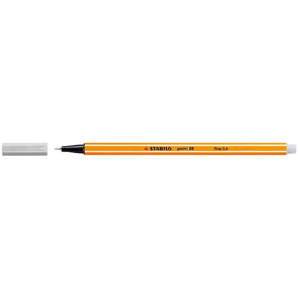 Stabilo point 88 stylo-feutre pointe fine - gris clair 88/94 200064 - 1