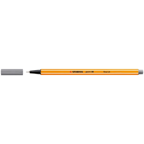Stabilo point 88 stylo-feutre pointe fine - gris foncé 88/96 200066 - 1
