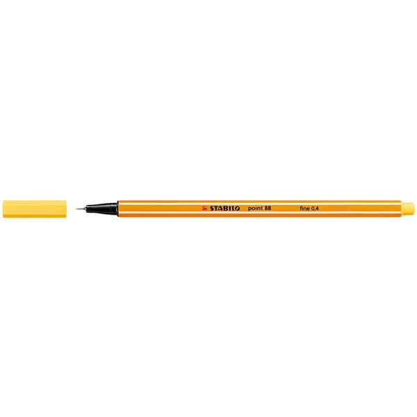 Stabilo point 88 stylo-feutre pointe fine - jaune 88/44 200022 - 1