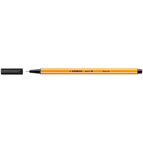 Stabilo point 88 stylo-feutre pointe fine - noir 88/46 200018 - 1