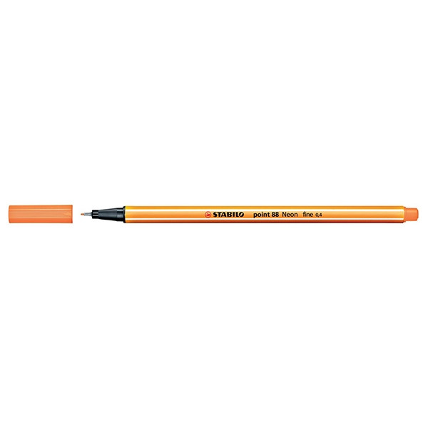 Stabilo point 88 stylo-feutre pointe fine - orange fluo 88/054 200070 - 1