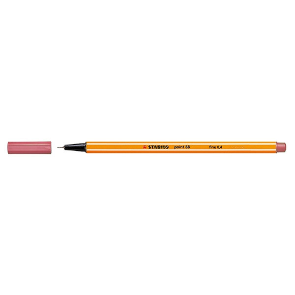 Stabilo point 88 stylo-feutre pointe fine - rouge fluorescent 88/040 200069 - 1