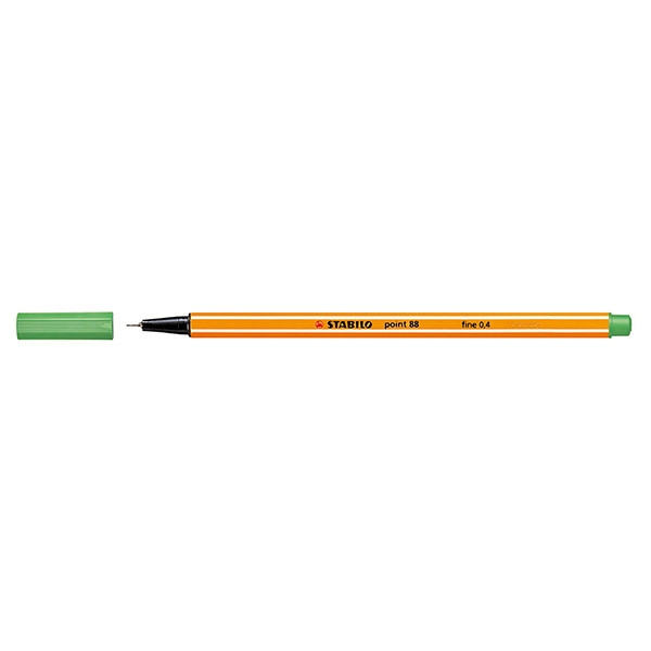 Stabilo point 88 stylo-feutre pointe fine - vert fluorescent 88/033 200068 - 1