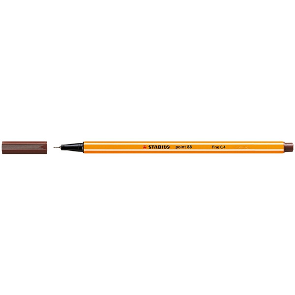 Stabilo pointe 88 stylo-feutre pointe fine - marron 88/45 200062 - 1