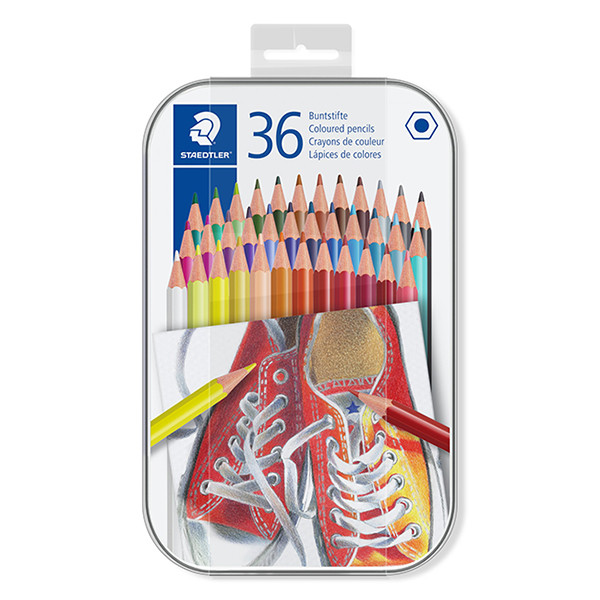 Staedtler 175 crayons de couleur (36 pièces) 175M36 209510 - 1