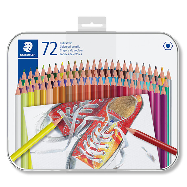 Staedtler 175 crayons de couleur (72 pièces) 175M72 209511 - 1