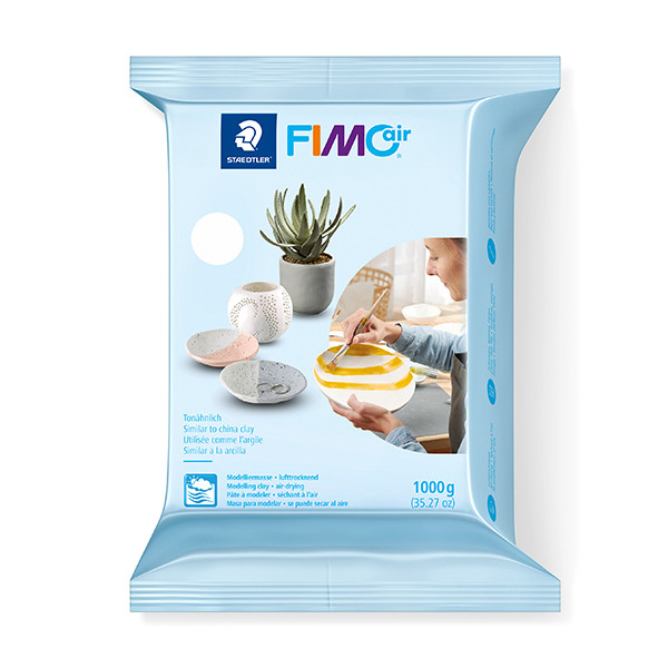 Staedtler Fimo air pâte à modeler 1 kg - 0 blanc 8101-0 424632 - 1