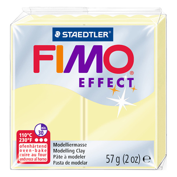 Staedtler Fimo effect pâte à modeler 57g - 105 vanille 8020-105 424542 - 1