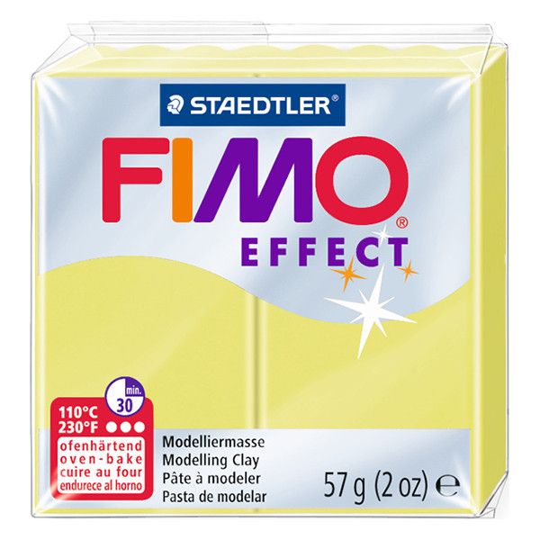 Staedtler Fimo effect pâte à modeler 57g - 106 citrine 8020-106 424544 - 1