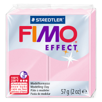 Staedtler Fimo effect pâte à modeler 57g - 205 rose pastel 8020-205 424608