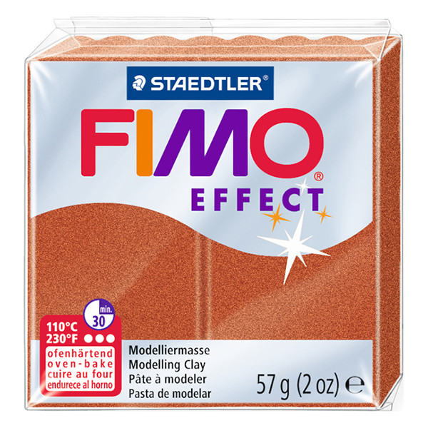 Staedtler Fimo effect pâte à modeler 57g - 27 cuivre métallique 8020-27 424614 - 1