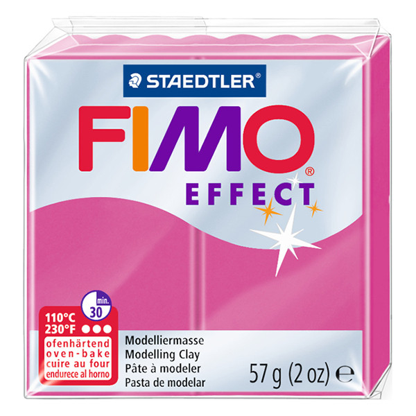 Staedtler Fimo effect pâte à modeler 57g - 286 rubis quartz 8020-286 424618 - 1