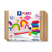 Staedtler Fimo soft basic pâte à modeler 25g (9 pièces) 802310 209645