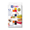 Staedtler Fimo soft naturel pâte à modeler 25g (12 pièces) 8023C12-4 209649 - 1