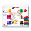 Fimo soft pâte à modeler 25g (24 pièces)