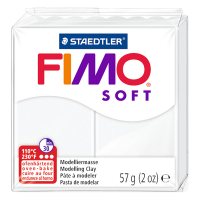Staedtler Fimo soft pâte à modeler 57g - 0 blanc 8020-0 424624