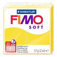 Staedtler Fimo soft pâte à modeler 57g - 10 jaune citron vert 8020-10 424536