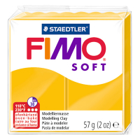 Staedtler Fimo soft pâte à modeler 57g - 16 jaune soleil 8020-16 424538